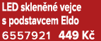 LED sklen n vejce s podstavcem Eldo 6557921 449 K 