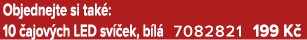 Objednejte si tak : 10 ajov ch LED sv  ek, b l  7082821 199 K 