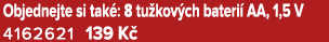 Objednejte si tak : 8 tu kov ch bateri AA, 1,5 V 4162621 139 K 