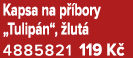 Kapsa na p bory „Tulip n“,  lut  4885821 119 K 