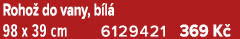 Roho do vany, b l  98 x 39 cm 6129421 369 K 