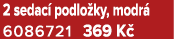 2 sedac podlo ky, modr  6086721 369 K 