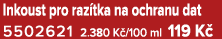 Inkoust pro raz tka na ochranu dat 5502621 2.380 K /100 ml 119 K 
