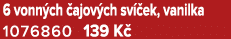 6 vonn ch ajov ch sv  ek, vanilka 1076860 139 K 
