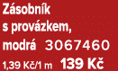 Z sobn k s prov zkem, modr 3067460 1,39 K /1 m 139 K 