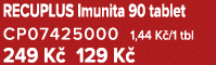 RECUPLUS Imunita 90 tablet CP07425000 1,44 K /1 tbl 249 K 129 K 
