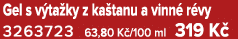 Gel s v ta ky z ka tanu a vinn r vy 3263723 63,80 K /100 ml 319 K 