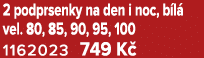 2 podprsenky na den i noc, b l vel. 80, 85, 90, 95, 100 1162023 749 K 